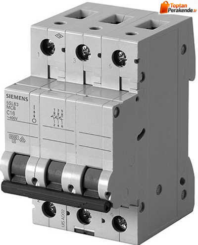Sıemens 5SL6340-7YA Otomatik Sigorta 6kA C Tipi 3x40 Amper